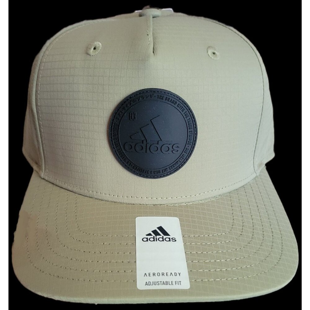 Adidas Mens Affiliate Cap 2 High Crown Structured Snapback Hat Orbit Black/Green